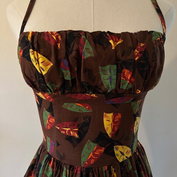 Bernie Dexter Tiki Paris Dress NWOT - Picture 2 of 8